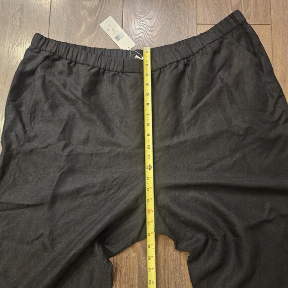 💫NWT Eileen Fisher Women's Tencel & Organic Linen Slub Easy Pant Plus Size 3X - Picture 9 of 16